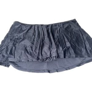 Merona black swim skirt size L‎